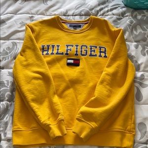 Yellow Tommy Hilfiger Sweater